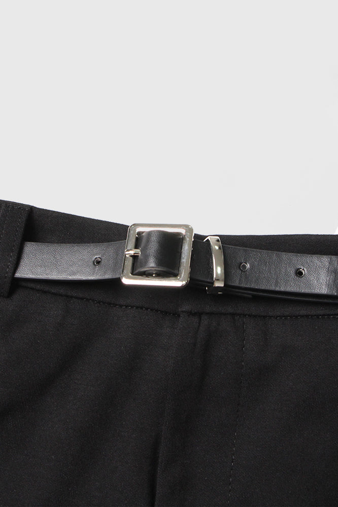 2-Piece Set with Belts - Black