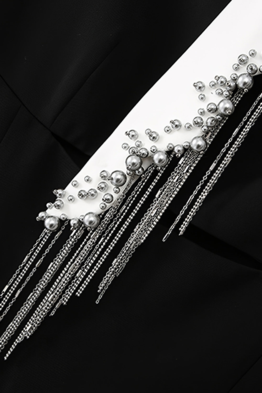 Midi Dress with Tie Detail - Black