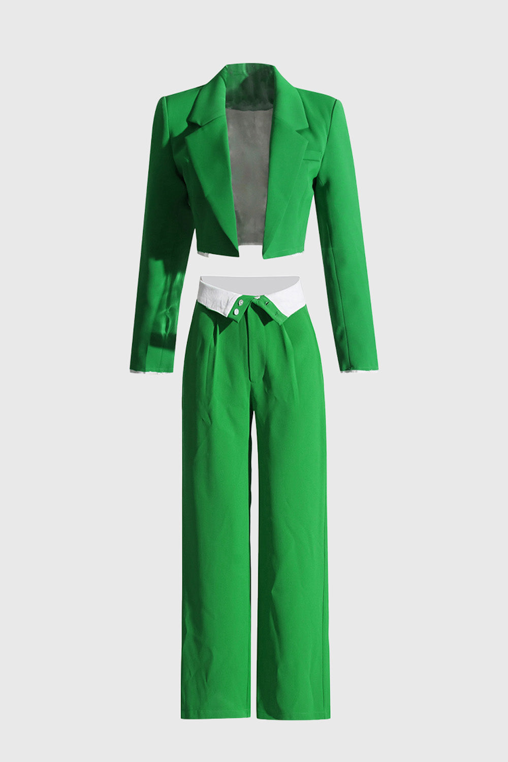Casual kostym i 2 delar - grön