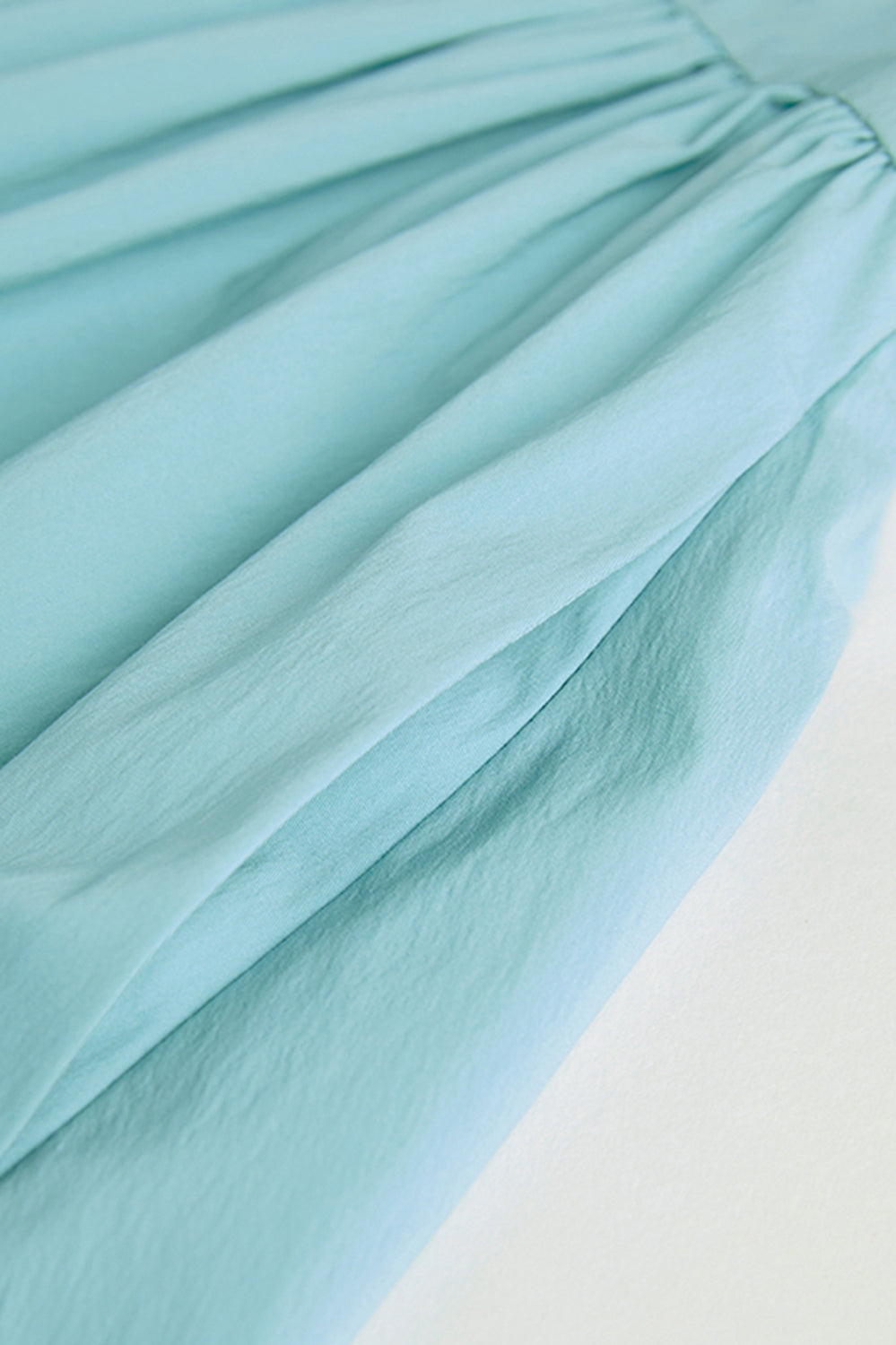 Midi Dress with Corset Detail - Blue