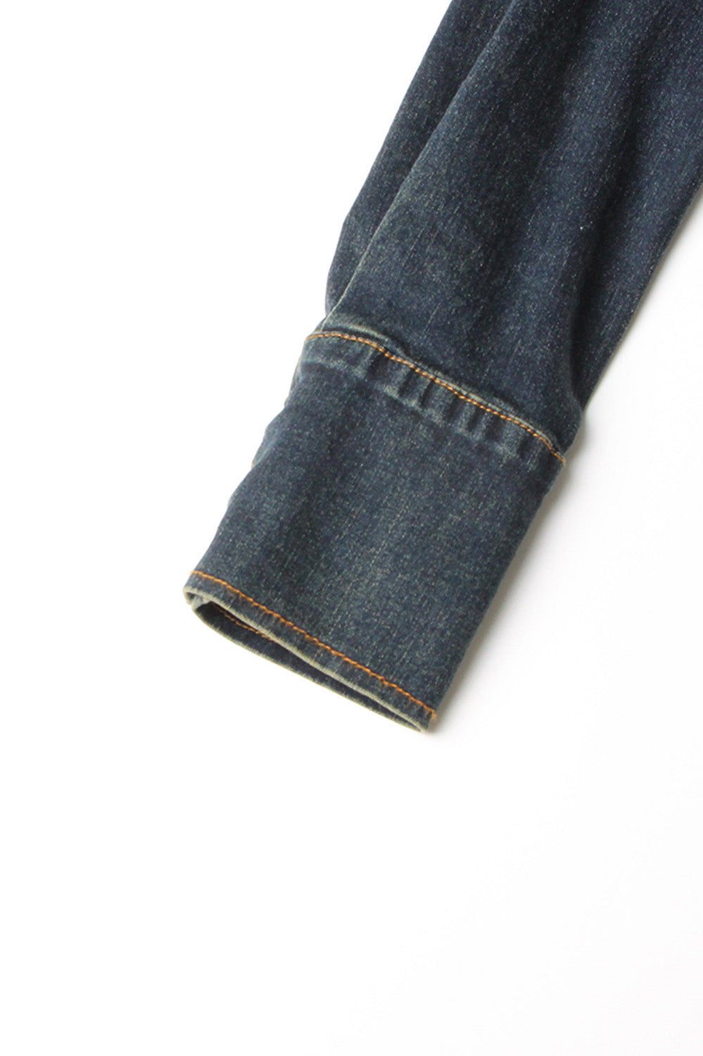 Jeanslinne med avskurna axlar - mörkblå