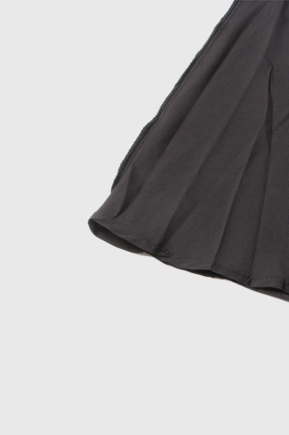 Midi Dress with Back Cuts - Black