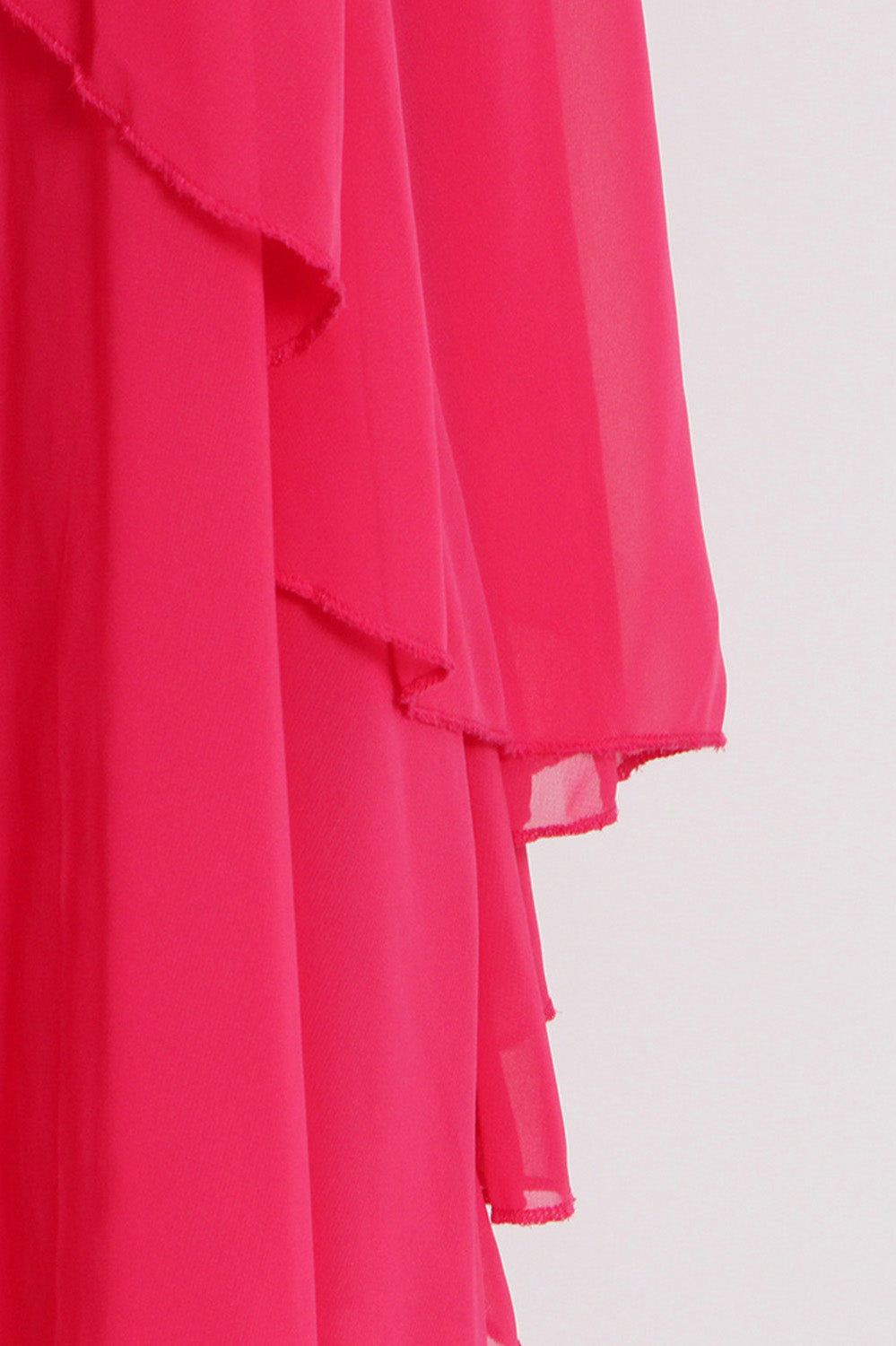 Boheme Ruffled Maxi Dress - Pink