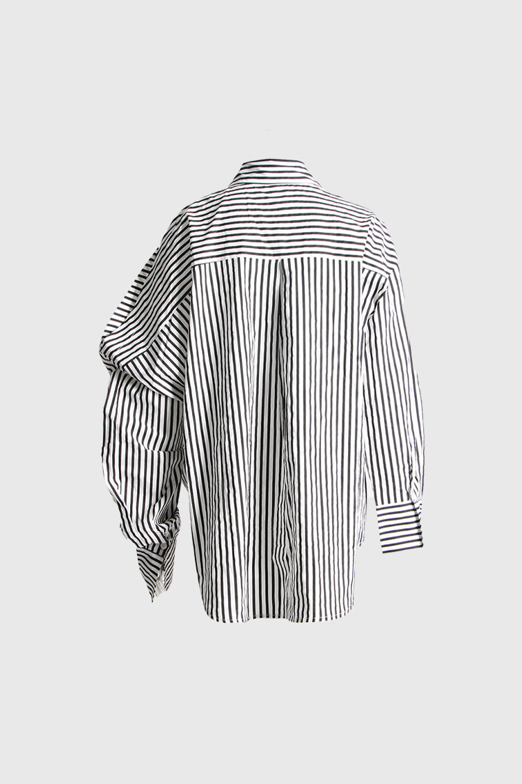 Striped Co-Ord - Grey